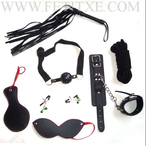 CONJUNTO JUEGO BONDAGE COMPLETO 8091